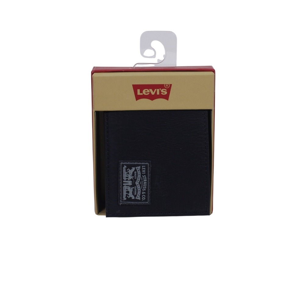 Levi's Men's RFID Blocking Passcase Bifold Wallet - Black NIB